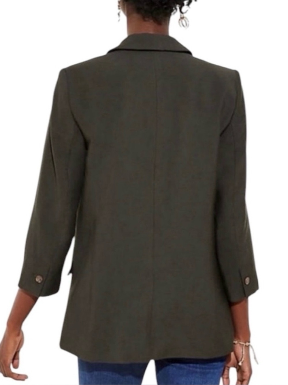 LOFT Olive Open-Front Blazer Jacket NWT
Size 12 - Picture 2 of 8